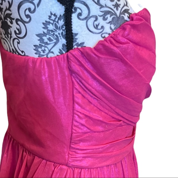 Fuscia, Pink Optimism midi dress. Super fun & the standout of the room. Sz 13/14 - Picture 4 of 8